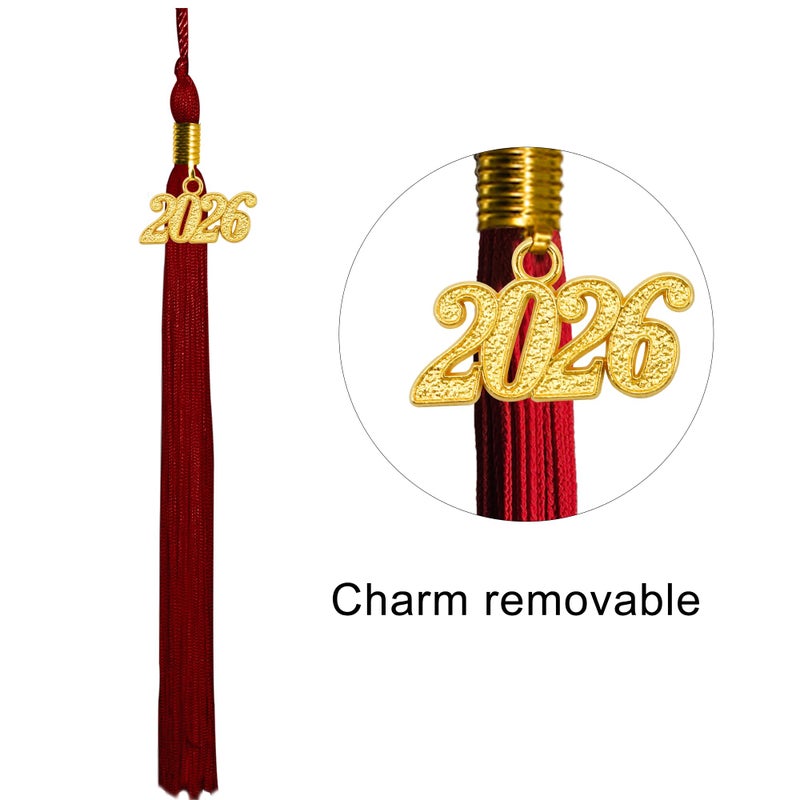 GraduationMall Matte Kindergarten & Preschool Graduation Cap for Kids with 2026 Tassel Red - Image 4